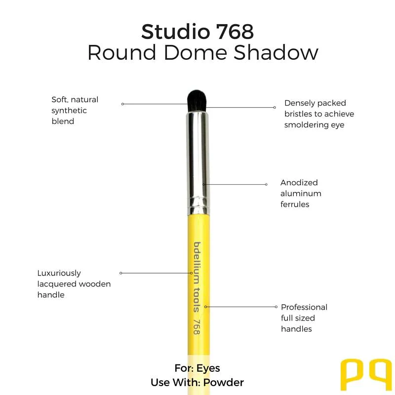 Bdellium Studio Eyes 768: Round Dome Shadow Brush - Image 2