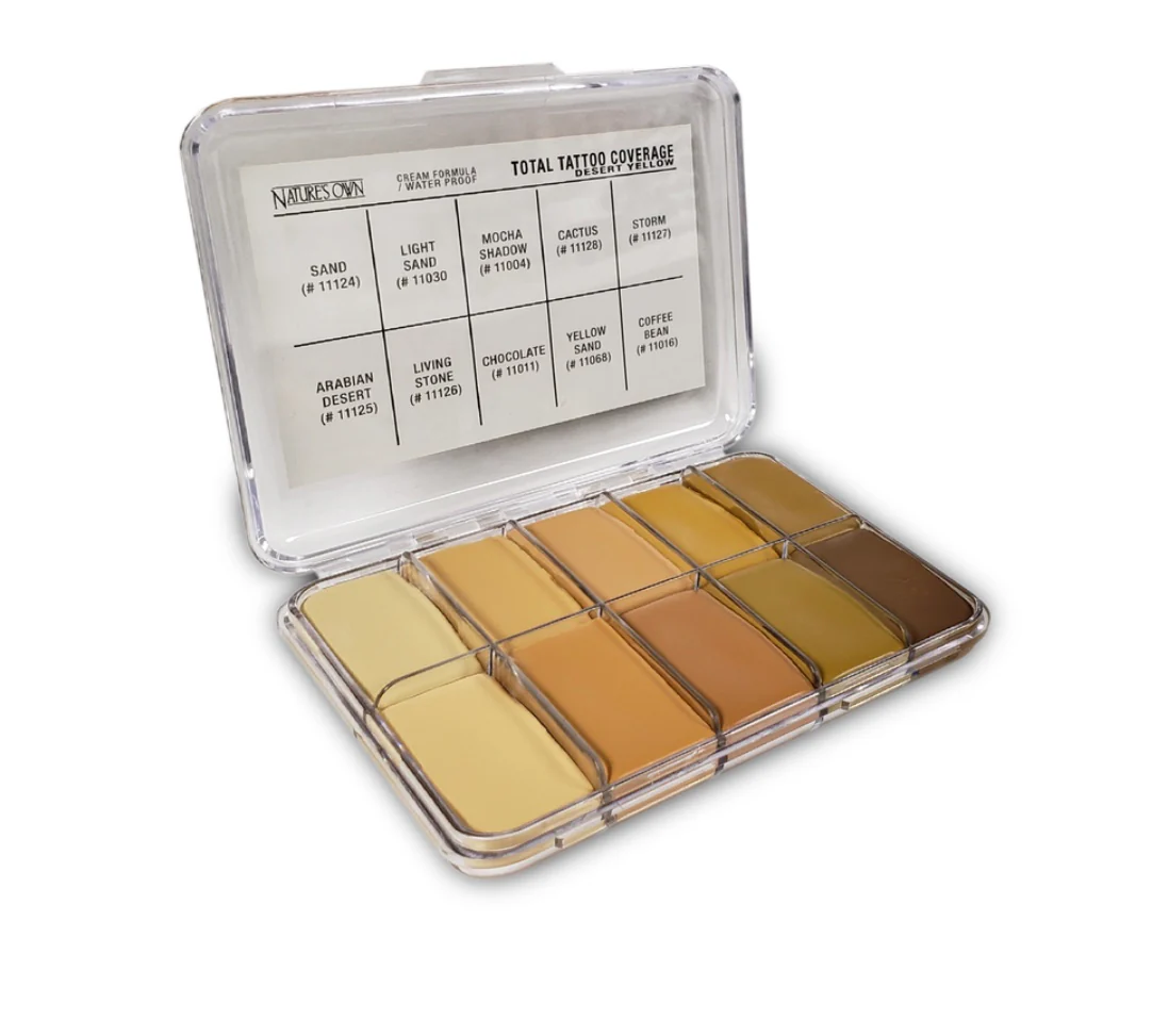 Total Tattoo Cover Palette - Desert Yellow - Image 2