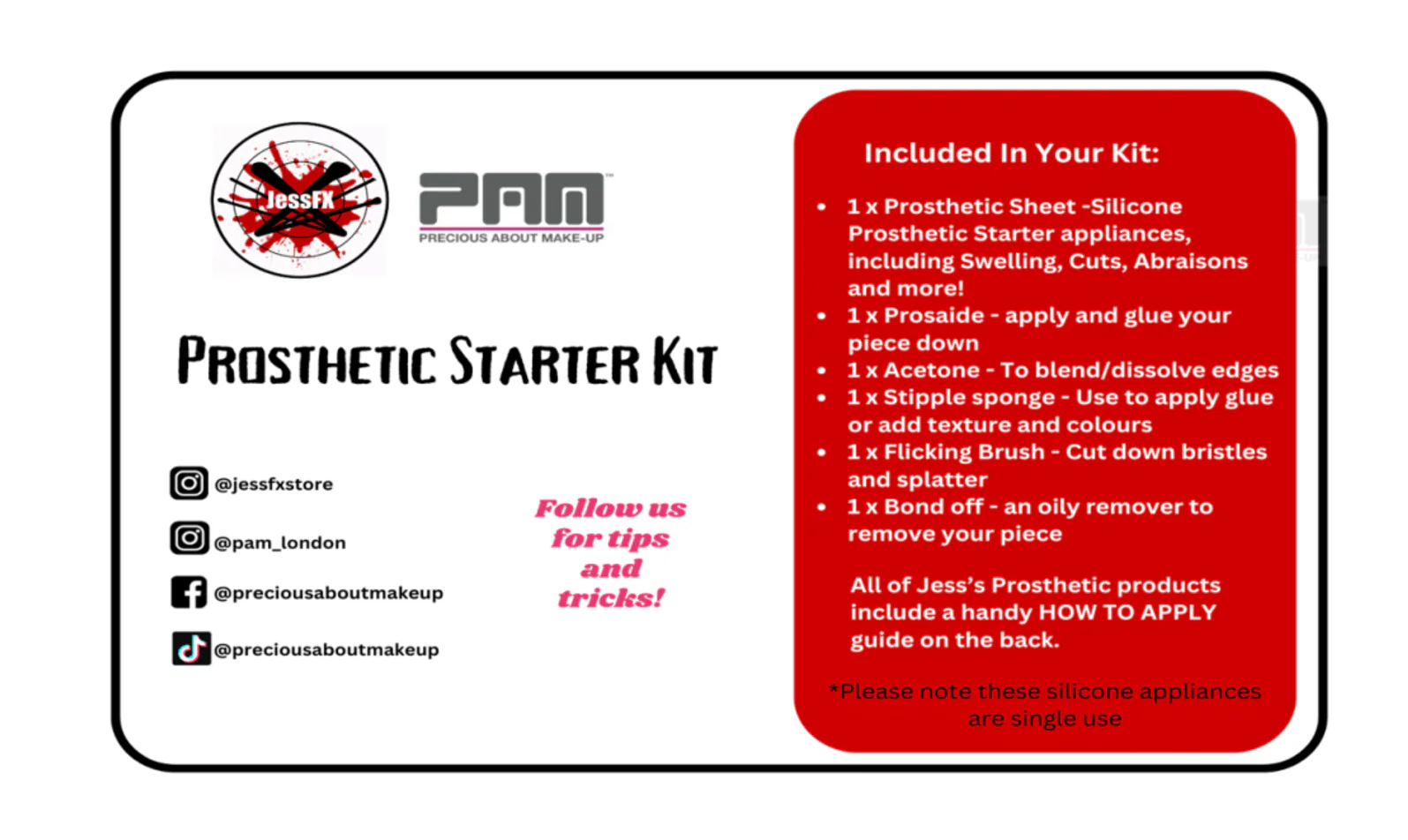 Jess FX X PAM Prosthetics Starter Kit