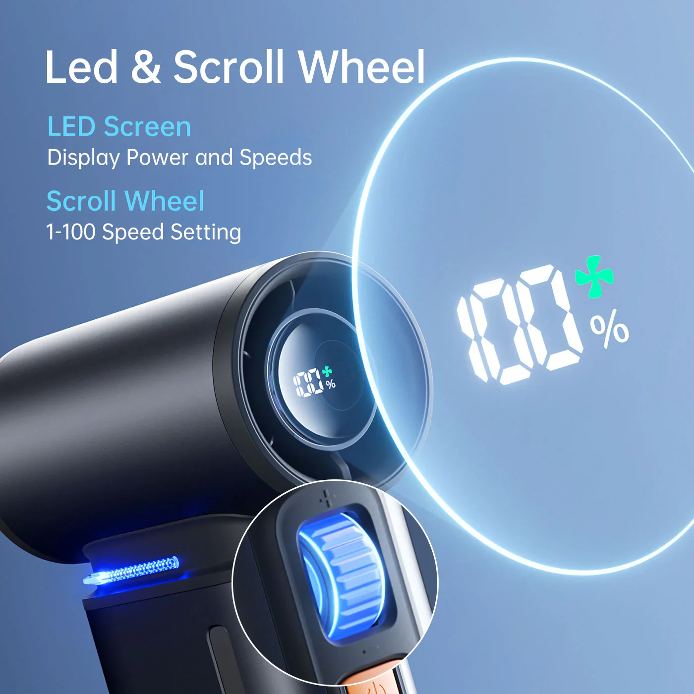 Jisulife Cordless Handheld Fan - Image 7