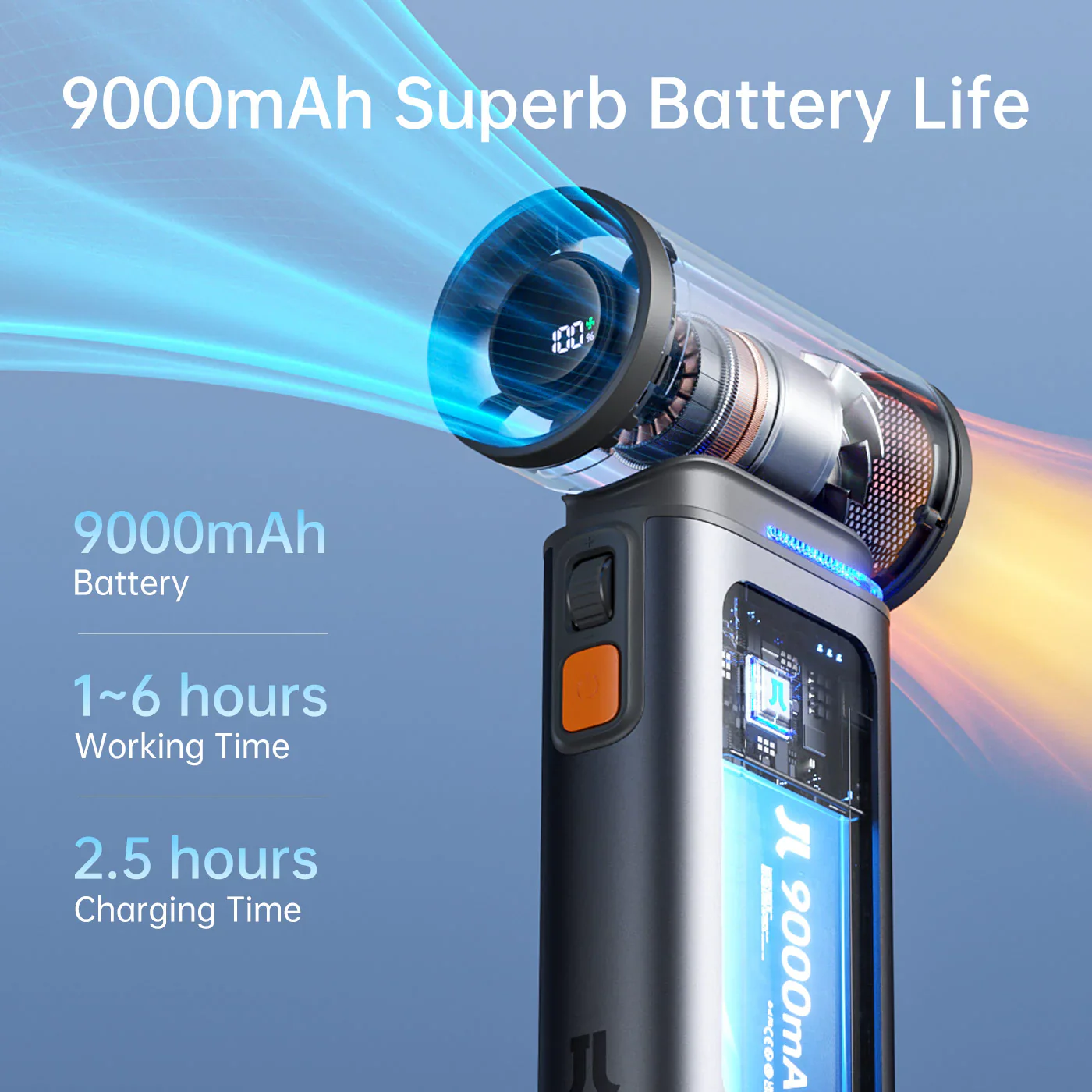 Jisulife Cordless Handheld Fan - Image 9