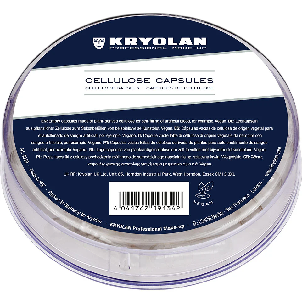 Kryolan Cellulose Capsules (ART. 04049)