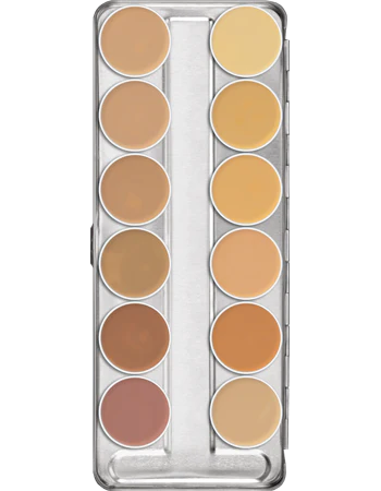 Kryolan Dermacolor Camouflage Creme Palette 12 Colour (ART.75004)