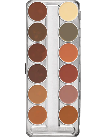 Kryolan Dermacolor Camouflage Creme Palette 12 Colour (ART.75004) - Image 2