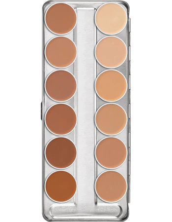 Kryolan Dermacolor Camouflage Creme Palette 12 Colour (ART.75004) - Image 3