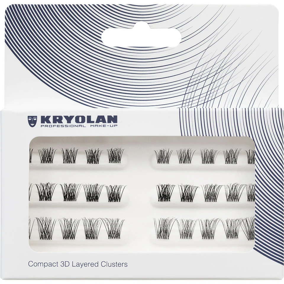 Kryolan Individual Eyelashes set - Clusters - Image 5