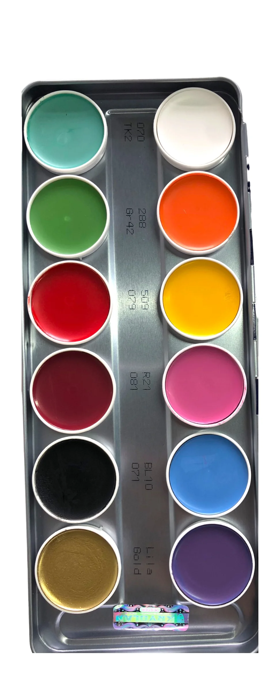 Kryolan Supracolor Palette 12 Colour (ART.1004) - Image 5