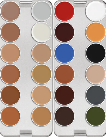 Kryolan Supracolor Palette 24 Colour (ART.1008) - Image 2