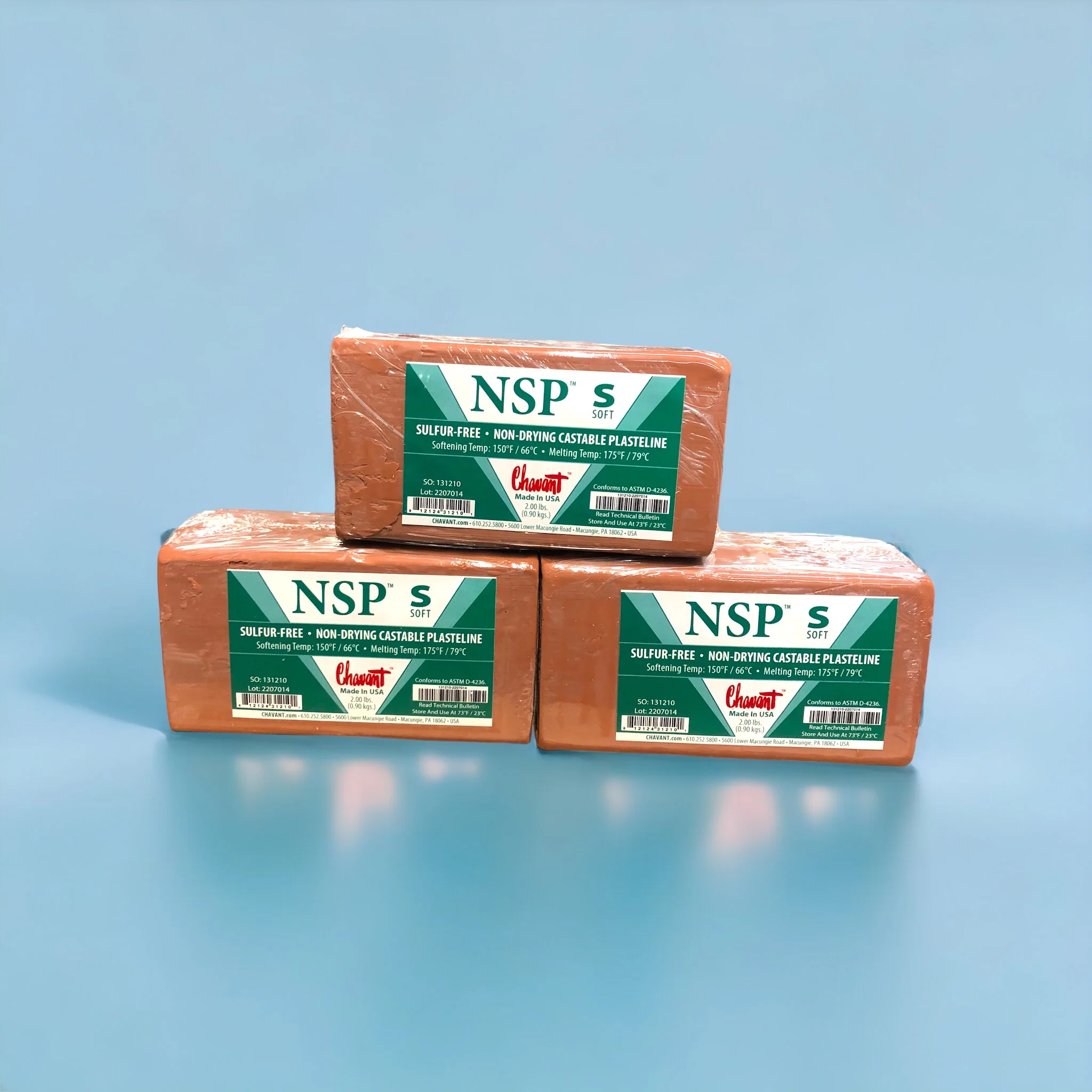 Chavant Clay - NSP Sulfur-free Plasteline Modelling Clay - Image 2