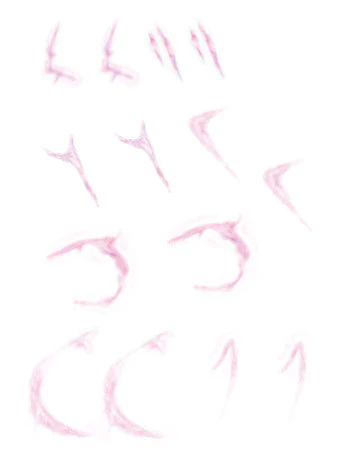 Old Scars Temporary Tattoo Set 2