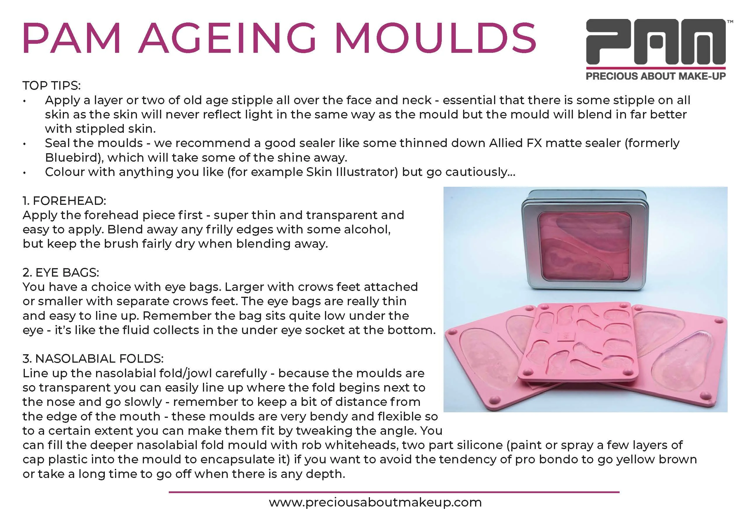PAM Bondo Moulds - Ageing Male & Female - Image 4
