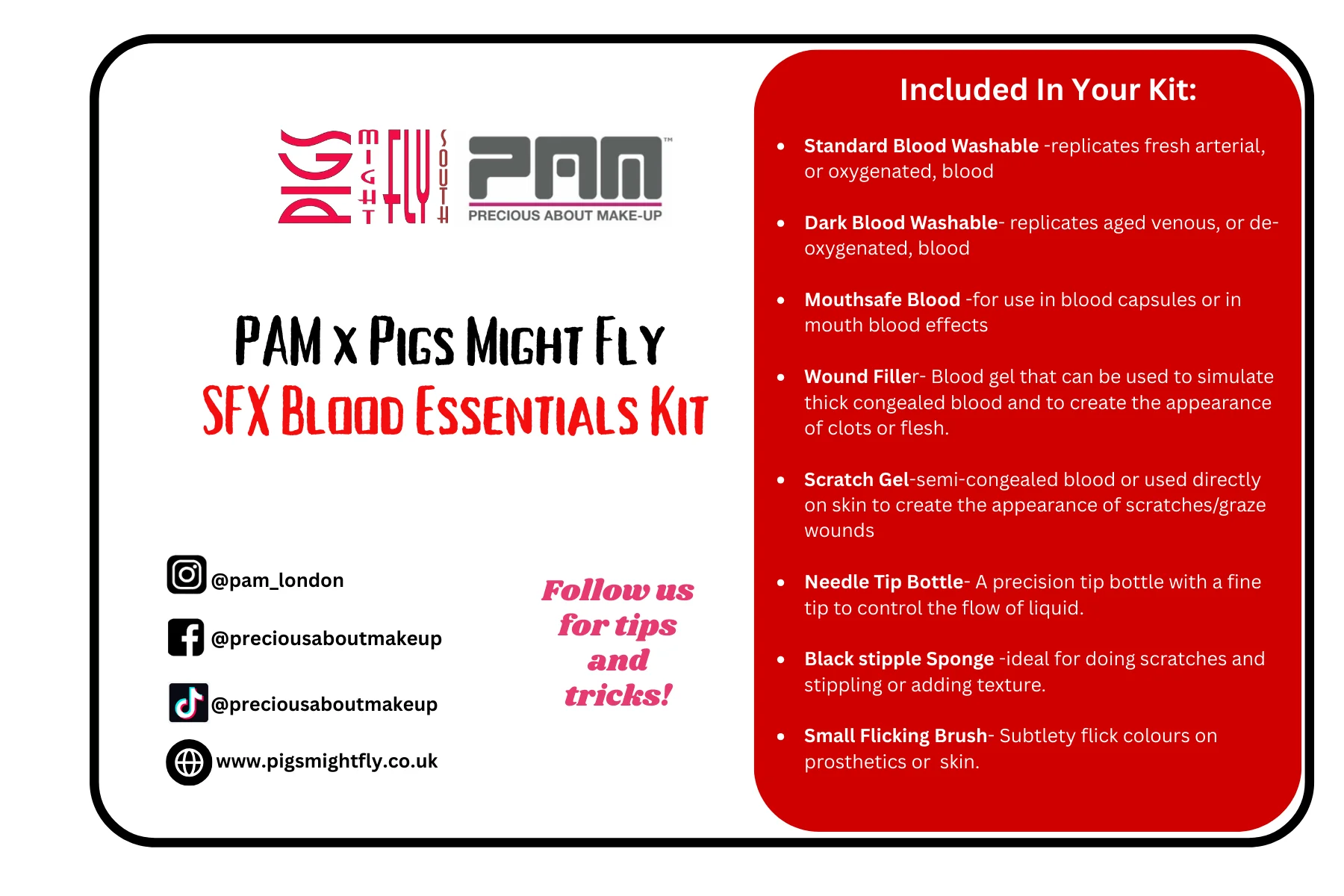 PAM X Pigs Might Fly Blood Kit - Image 2