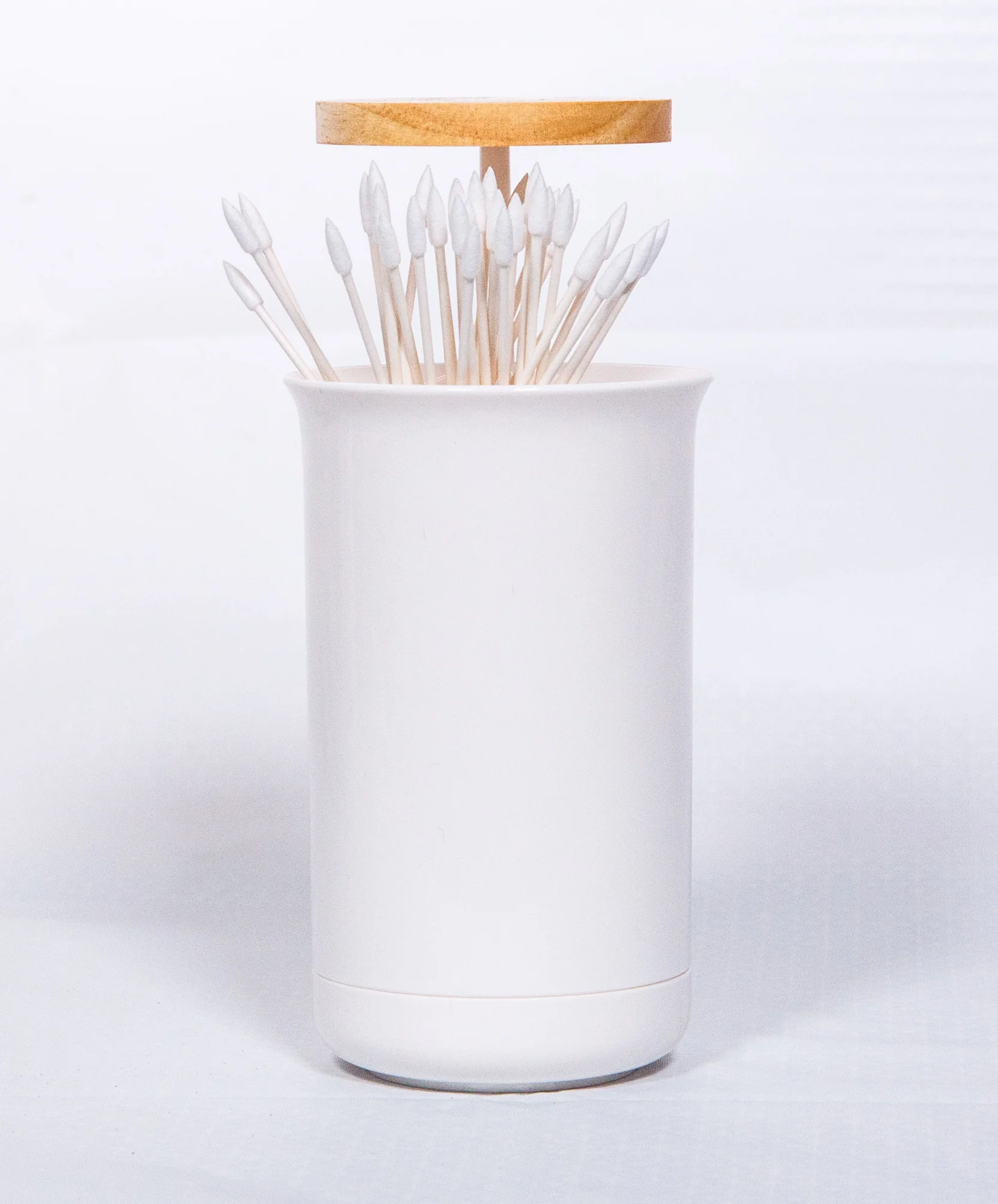 Push & Up Cotton Buds Dispenser
