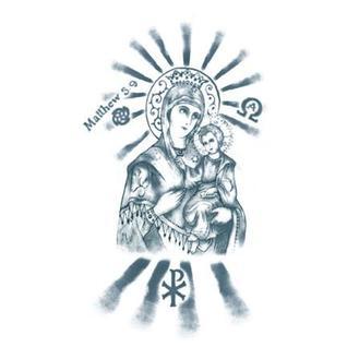 Tattooed Now! Mary and Baby Jesus