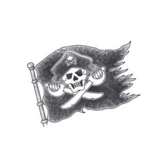 Tattooed Now! Pirate Flag