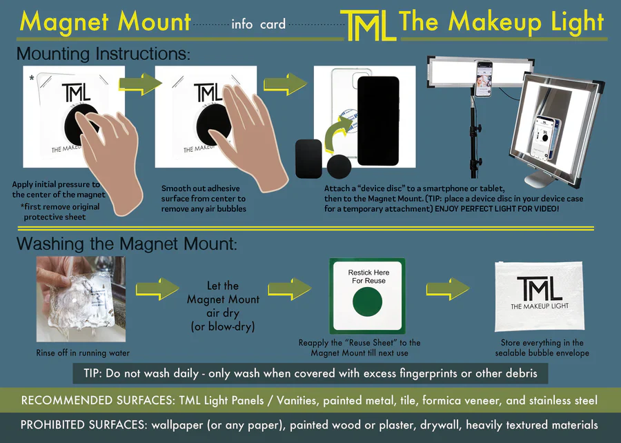 The Makeup Light (TML) - Magnet Mount Set - Image 2